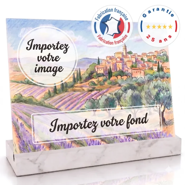 Plaque personnalisée