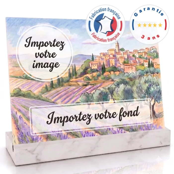 Plaque funéraire personnalisée