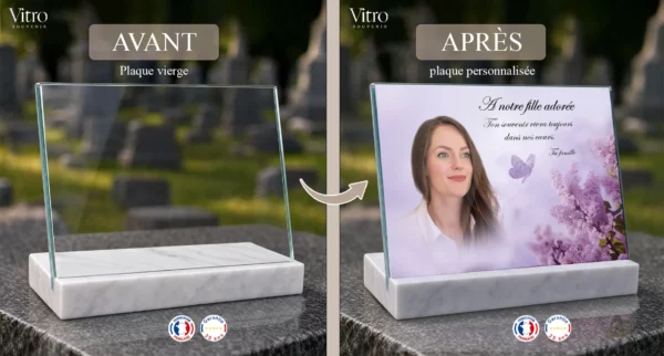 Quelle phrase graver sur une plaque funéraire ?